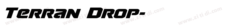 Terran Drop字体转换